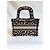 Dior Mini Book Tote Tela Leopardata Nero Beige Stampa leopardo - vista 11