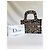 Dior Mini Book Tote Tela Leopardata Nero Beige Stampa leopardo - vista 2