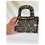 Dior Mini Book Tote Tela Leopardata Nero Beige Stampa leopardo - vista 7