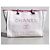 Borsa shopper Chanel Deauville in paglia di rafia bianca e pelle rosa - vista 8