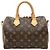 Borsa Louis Vuitton Speedy Bandoulière 25 Marrone Monogramma - vista 3