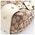 Borsa a Spalla Gucci GG Canvas Bianco Beige - vista 9