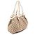 Borsa Tote Gucci GG Canvas Bianco Beige - vista 2