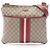 Borsa a tracolla Gucci GG Supreme Rosso Beige