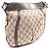 Borsa a Spalla Gucci Abbey GG Canvas Marrone Beige - vista 2