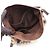 Borsa a Spalla Gucci Abbey GG Canvas Marrone Beige - vista 3