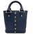 Borsa a secchiello Christian Dior in pelle blu navy - vista 2