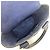 Borsa a secchiello Christian Dior in pelle blu navy - vista 8