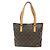 Borsa Tote Cabas Piano Louis Vuitton Marrone Monogramma