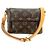 Louis Vuitton Vivacite PM Schultertasche Braun Monogramm