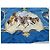 Hermès Hermes Carré 90 Seta multicolore 90 x 90 Blu - vista 2