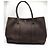 Borsa tote Hermès Garden Party in pelle granulata Marrone - vista 2
