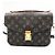 Borsa a tracolla Louis Vuitton Monogram Canvas Pochette Métis Marrone Monogramma - vista 3