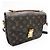 Borsa a tracolla Louis Vuitton Monogram Canvas Pochette Métis Marrone Monogramma - vista 4