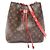 Néonoé Bolsa de Ombro Louis Vuitton NeoNoe Marrom Vermelho