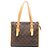 Borsa Tote Louis Vuitton Popincourt Au Marrone