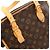 Borsa Tote Louis Vuitton Popincourt Au Marrone - vista 12