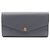 Cartera larga Bi-fold Sarah de Louis Vuitton Roja Azul marino