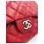 Timeless Borsa Chanel Jumbo Classic Double Flap in pelle caviar rossa Rosso - vista 13