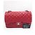 Timeless Borsa Chanel Jumbo Classic Double Flap in pelle caviar rossa Rosso - vista 19
