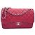 Timeless Borsa Chanel Jumbo Classic Double Flap in pelle caviar rossa Rosso - vista 2
