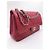 Timeless Borsa Chanel Jumbo Classic Double Flap in pelle caviar rossa Rosso - vista 3