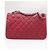 Timeless Borsa Chanel Jumbo Classic Double Flap in pelle caviar rossa Rosso - vista 6