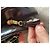 Borsa a mano Moschino in vernice marrone - vista 12