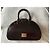 Borsa a mano Moschino in vernice marrone - vista 2