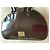 Borsa a mano Moschino in vernice marrone - vista 7