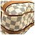 Borsa a Spalla Louis Vuitton Damier Azur Streza GM Blu - vista 3
