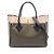 Borsa Louis Vuitton On My Side MM Monogram Laurier Marrone Crudo Cachi