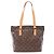 Borsa a Spalla Louis Vuitton Cabas Piano Marrone