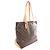 Borsa Cabas Louis Vuitton Cabas Mezzo Monogram Marrone - vista 2