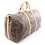 Louis Vuitton Keepall Bandoulière 50 Borsa Boston Marrone - vista 2