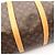Louis Vuitton Keepall Bandoulière 50 Borsa Boston Marrone - vista 7