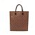 Louis Vuitton Sac Plat Damier Ebene Tote Bag Marrone