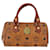 MCM Visetos logogramme Leather Marrone  - vista 1