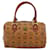 MCM Visetos logogramme Leather Marrone  - vista 1