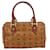 MCM Visetos logogramme Leather Marrone  - vista 2