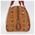 MCM Visetos logogramme Leather Marrone  - vista 4