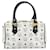 MCM Visetos logogramme Leather Bianco  - vista 2