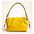 Fendi Mamma Baguette Medium in pelle nappa gialla Giallo Gold hardware - vista 6