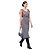 Chanel Tweed-Kleid mit Hahnentrittmuster Schwarz Weiß Rot - Ansicht 2