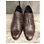 Autre Marque Scarpe Richelieu Philippe Zorzetto in pelle marrone - vista 5