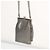 Prada Borsa a mano in pelle argentata con chiusura a bacetta Metallico - vista 3