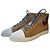 Marc Jacobs Zapatillas de Caña Alta Blanco Roja Beige