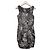 Vestido Paul Smith Black Label Estampado Negro Blanco