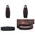 Hermès Borsa Fourre Tout MM in tela di cotone bordeaux e nero Hermes Bordò - vista 3