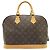 Louis Vuitton Alma PM Handtasche aus Vintage Monogram Canvas Braun - Ansicht 2